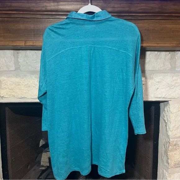 J. Jill 100% Linen Tunic Top - Picture 8 of 11